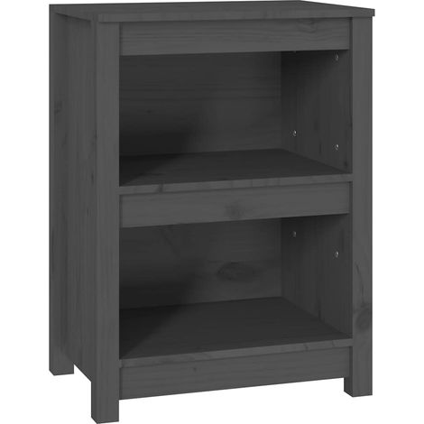 Maison Exclusive - Libreria Grigia 50x35x68 cm in Legno Massello di Pino (1/5)