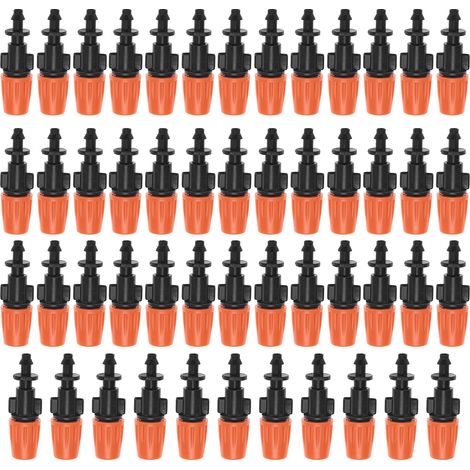 50-teiliges verstellbares Garten-Tropfbewässerungsdüsen-Set, Mikrosprüher, Vernebler, Bewässerungskopf, Zerstäuber (1/5)