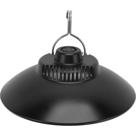 Lampe de tente LED rechargeable USB, lanterne de camping portable à 2 modes avec crochet, idéale en cas de panne de courant en extérieur.