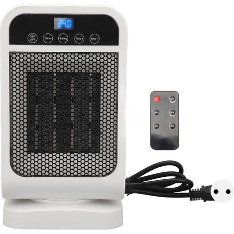 Vertikal oszillierende Heizkopfheizung 1500 W mit Touch-Fernbedienung, geräuschlos, PTC, EU-Stecker 220 V. (1/5)