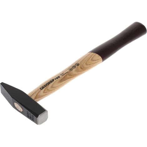 Marteau Europe centrale avec manche en bois, Poids de la tête 300 g, Marteau avec manche en frêne, Outil, Forgé, R92100012 (1/5)