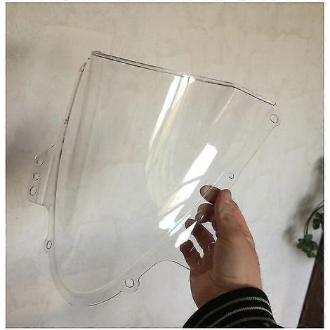 Pare-brise pour Suzuki GSX-R1000 (2005-2006) K5/K6, teinte iridium fumée bleue transparente. (1/5)