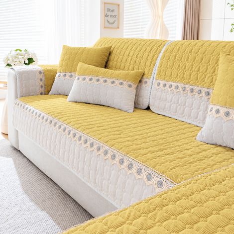 Coussin Velours Côtelé QCDY Soleil Chaleureux Jaune Lumineux Coussin 4545cm avec Cœur Inclus 35 × 35 × 3 cm 900 g – Livraison gratuite