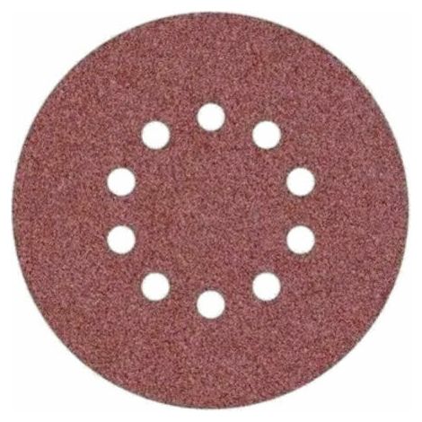 Ahlsen – Lot de 10 disques abrasifs 215mm – Grain 180 pour ponçage bois dur – Compatible ponceuses DS930, DS920, DS200