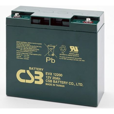 Batterie Plomb 12V 20Ah Csb (181X76X167) (EVX12200)