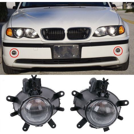 Faro antiniebla delantero para parachoques BMW Serie 3 E46, modelos 316i, 318i, 320i, 325i, número de pieza 63176911007 deng ALOVEZ (1/4)