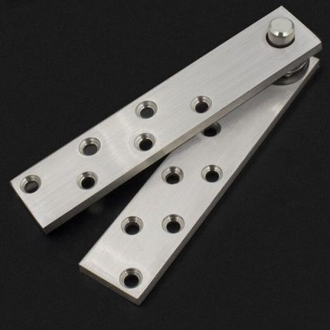 Charnière de porte en acier inoxydable – Charnière de pivot 360° – Antirouille et résistante aux rayures – Pour portes battantes et armoires