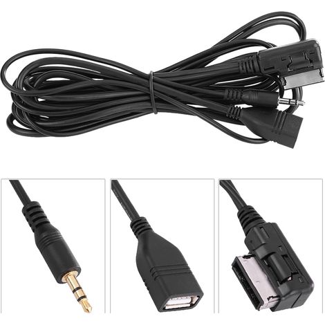 Interface USB AMI MMI Chargeur AUX Câble Audio pour Mercedes Benz Classe C E S ML CLS (1/3)