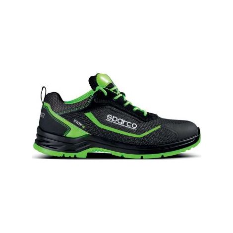 SPARCO SCARPE FORESTER S3 NERO VERDE FLUO N.36
