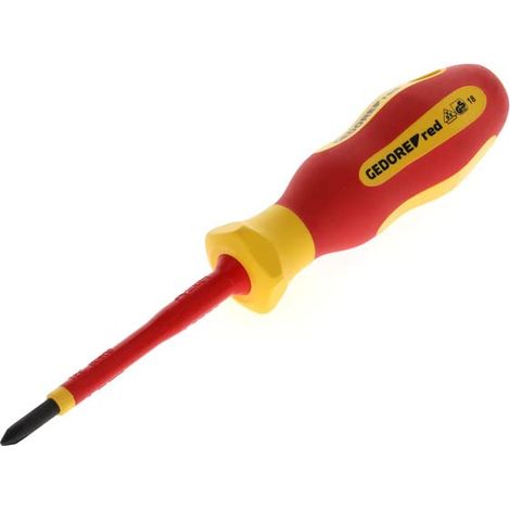 Tournevis VDE cruciforme PH1, Tournevis isolé 1 000 V, Longueur 180 mm, Outil, R39200115, Acier (1/5)