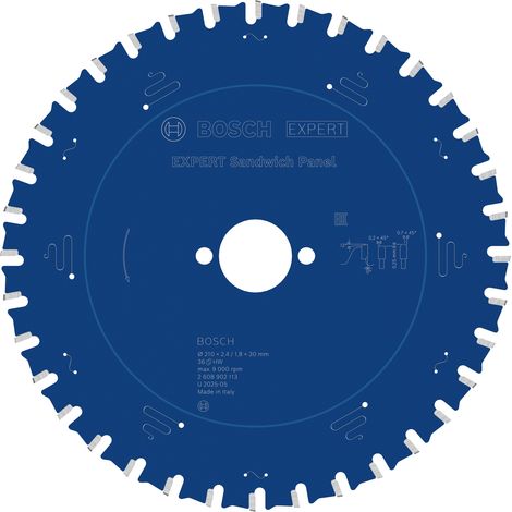 Bosch EXPERT Sandwich Panel Circular Saw Blade 210 x2.4/1.8 x30mm T36 2608902113 (1/5)