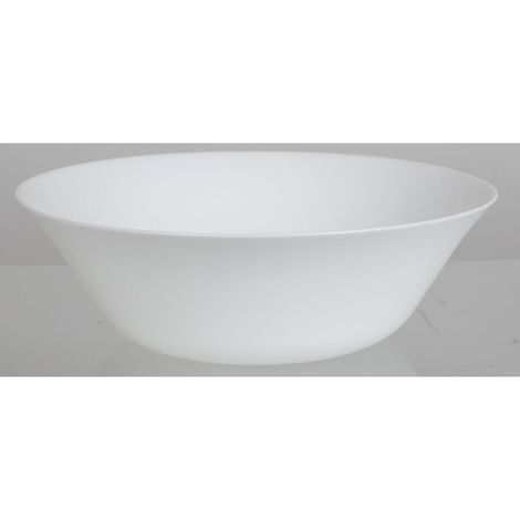 12x White Moon Schalen 25cm Salatschüssel Glas Weiß Müsli Geschirr Speisen Obst (1/3)