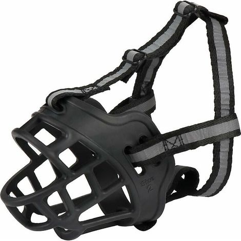 (circonfrence De La Muselire29-31cm) Muselire Pour Chien, Panier En Silicone, Muselire En Silicone Souple Pour Petits, Moyens Et Grands Chiens Afi (1/4)