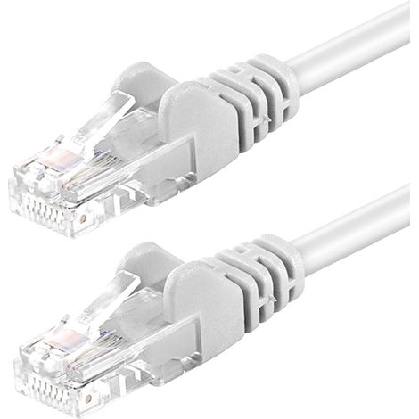 INTELLINET Cavo Patch Categoria 5E non schermato UTP Bianco 1 mt (1/5)