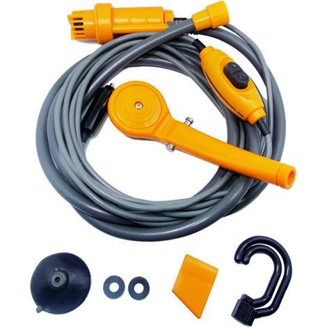 Autodusche, tragbare Außendusche mit 12V-Gleichstromanschluss für Zigarettenanzünder (universell) (1/4)