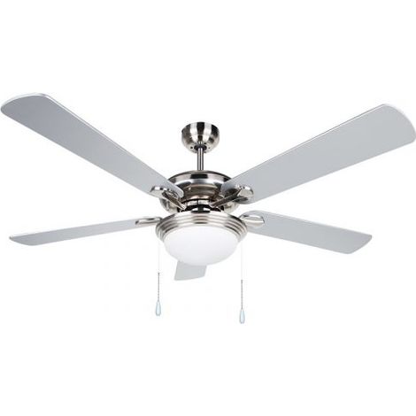 Ventilador de techo con luz Orbegozo CP 83132, 5 aspas, 3 velocidades, 132 cm de diámetro, 60 W (1/3)
