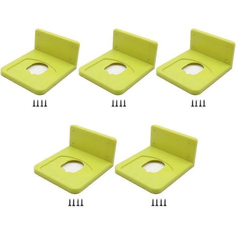 5er-Pack Batteriehalter für Ryobi 18V-Batterien, Wandhalterung mit Schrauben für P102-, P103-, P104-, P105- und P107-Batterien (1/5)