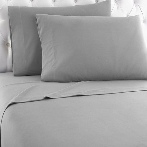 1 Drap en flanelle de coton, élastique intégré, poches profondes 14 pouces, pour chambre et dortoir (1/5)