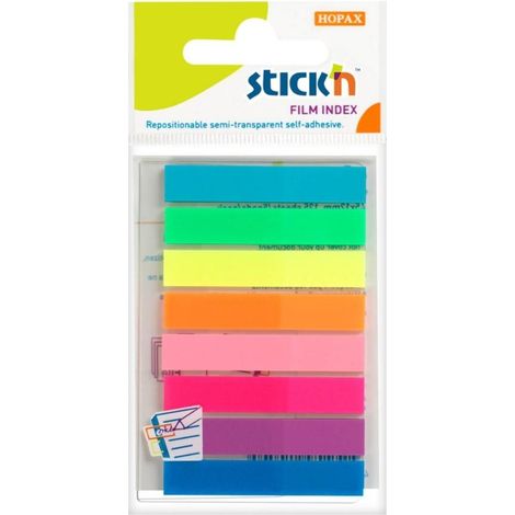 Marcap谩ginas autoadhesivos, surtido de 8 colores, ne贸n cl谩sico