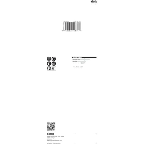 Bosch C470 fogli abrasivi autoadesivi grana 180 marrone (1/4)