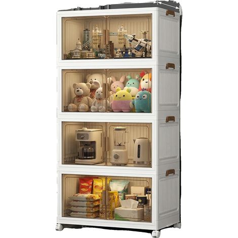 Caja de almacenamiento, armario móvil, gran capacidad, PL - 4 capas (1/2)