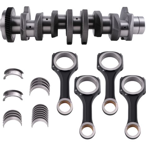 Maxpeedingrods – Vilebrequin avec roulements et bielle pour Mercedes-Benz OM651 – Matériau fonte – Jeu de paliers de connexion – État neuf