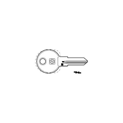 CHIAVI PER CILINDRI HAFELE 6 SPINE PICCOLE HF75R- - HF75R SX - 5 pezzi SILCA