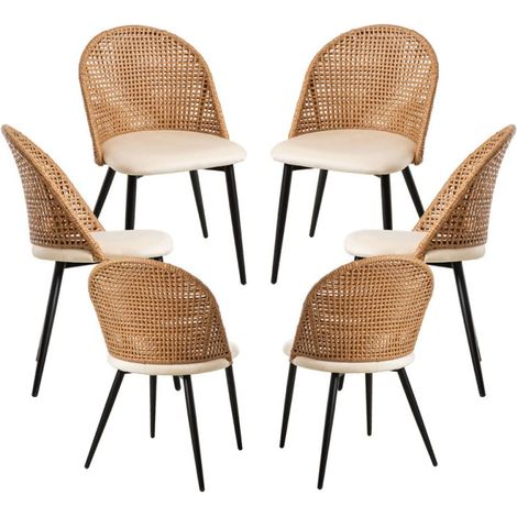 Packs Sillas Comedor - Pack 6 Sillas Torsa - Beige (1/5)