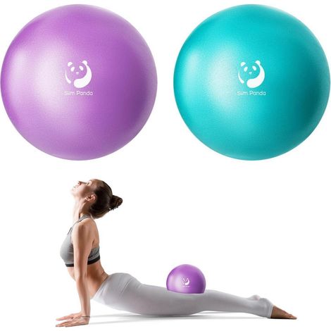 Gymnastikball Klein 23 25cm Pilates Yoga Balance Blauer See Lila (1/5)