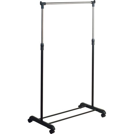 Gerader schwarzer Rollkoffer - M S V