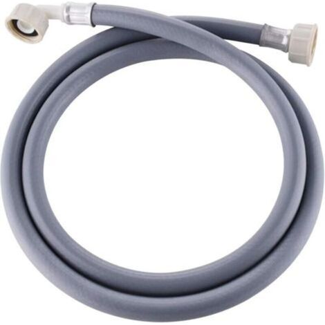 Tuyau d’alimentation en eau froide pour lave-linge et lave-vaisselle – 5 m, renforcé PVC, raccords métalliques, livré avec joints (1/4)