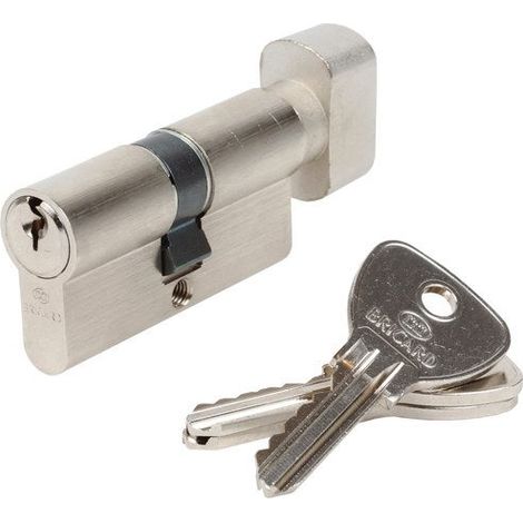 BRICARD Cylindre De Serrure Alpha Bouton L.30 + 30 Mm