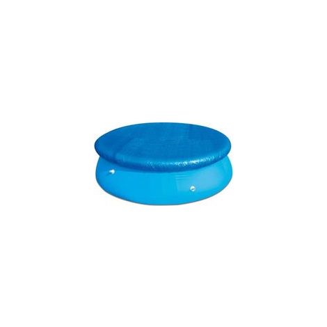 (Blau - 183 cm) Runde, wasserdichte Poolabdeckung mit Seilbefestigungen, staubdicht, einfach zu montieren für aufblasbare Pools (1/5)