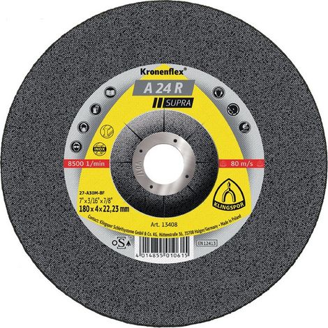 KLINGSPOR  Disco  de  fibra  CS  561  Ø  125  mm  Grano  16  -  11009 (1/2)