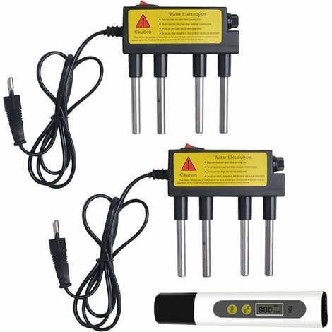 Eau Electrolyseur Test Électrolyse,Testeur Portable de Qualité de l'eau Moniteur d'impuretés d'eau léger Moniteur de Test d'électrolyseur (1/5)