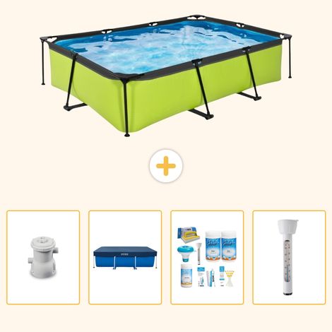 Exit-toys Piscine Exit Rectangulaire - 300x200x65 cm - 5-pièces  S226 (1/5)