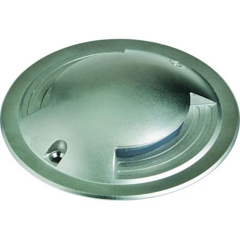 Encastré de sol extérieur ZEPH 2 24V déflecteur double inox bleu 3x2W - EUROPOLE - 55204DDIN