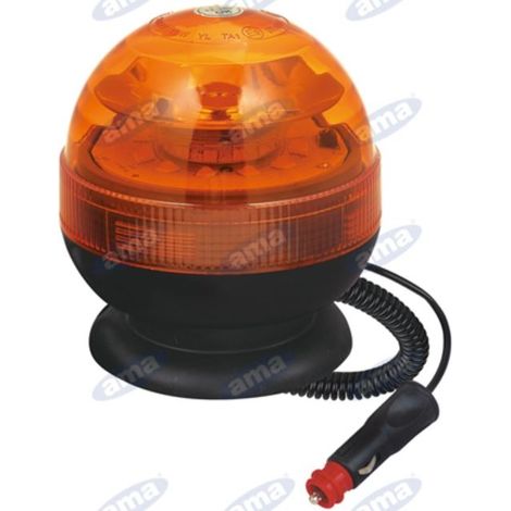 Baliza LED 12-24V base magnética 138x127mm máquina agrícola autopropulsada tractor