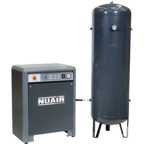 Compresseur d'air insonorisé marche lente 10 CV 500 L NUAIR (1/2)