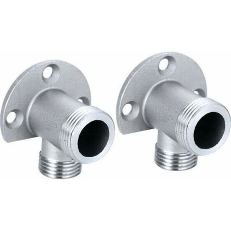 Kit d'installation pour connecter le tuyau pour robinet apparent. système de douche extérieur. mitigeur thermostatique. conversion encastré en surface (1/4)