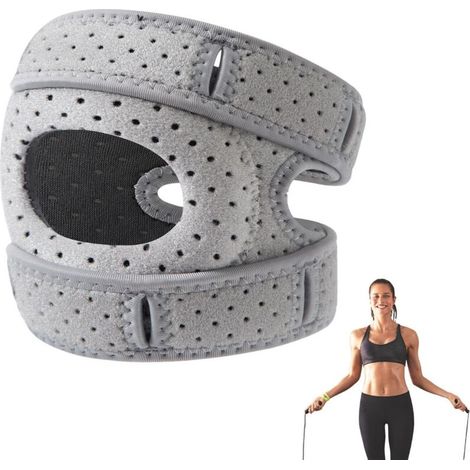 Stabilisateur rotulien pour genouillère, attelle rotulienne ajustable, bande soutien tendon rotulien.S/M (1/5)