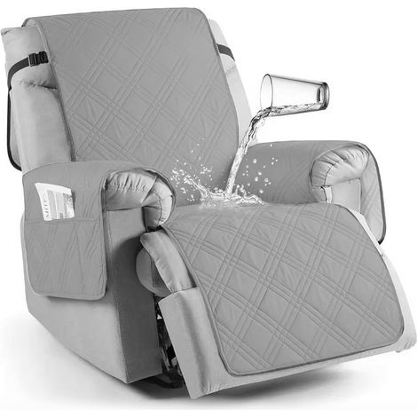 Lot de 1 housse de canapé relaxant 100% imperméable, nouveau style, chaude, antidérapante, pour canapé à 3 places, lavable, adaptée au salon, bureau et décoration intérieure (1/4)