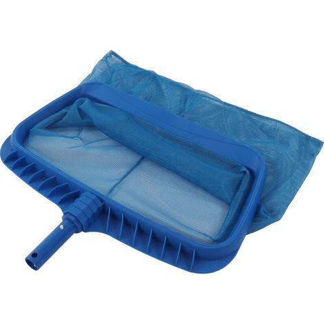 Filet d'écumage de feuilles de piscine, cadre renforcé en ABS bleu, filet d'écumoire robuste pour lac (1/5)