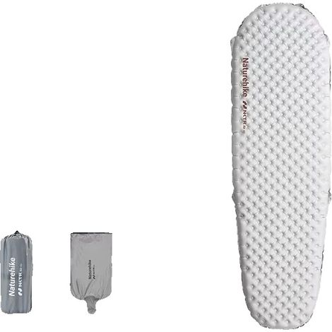 Colchón hinchable para camping, ligero, portátil, tipo momia. (1/2)
