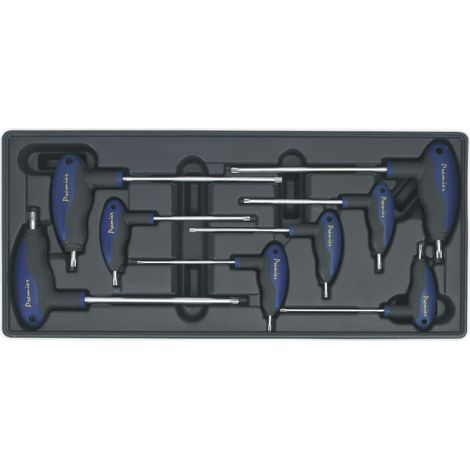 Sealey TBT05 Premier T-Handle TRX-Star Key Set with Tool Tray 8pc (1/2)