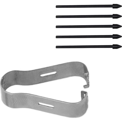 Lot de 5 pointes de stylet tactiles de rechange, précises et sensibles, anti-rayures et portables (noires).