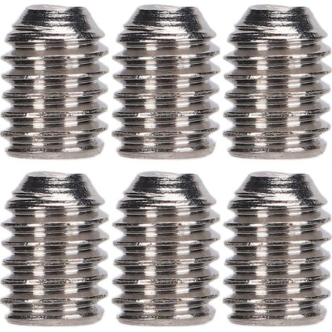 Kit d'assortiment de 50 vis sans tête en acier inoxydable A2-70, vis de fixation M3x4 (1/5)
