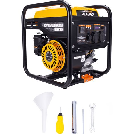 Maxpeedingrods – Groupe électrogène Inverter 3500W essence 4 temps – 2 prises 230V – Silencieux 72dB – Autonomie 8,5h – Léger 26kg pour chantier camping (1/5)