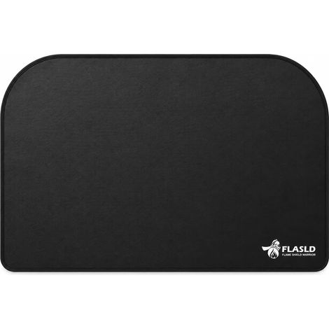 Tapis de cheminée d'intérieur Ignifuge en Fibre de Verre pour cheminée et cheminée - Anti Feu Tapis de Protection Contre Les braises pour Ignifuge et poêle 64 x 99 cm (1/5)