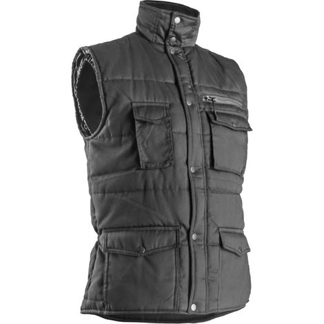 Gilet da lavoro imbottito senza maniche POLENA Nero L - 48/50